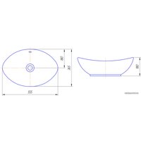 Умывальник Kirovit Гамма 560