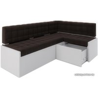 Угловой диван Мебель-АРС Ганновер правый 208x82x133 (кордрой коричневый)