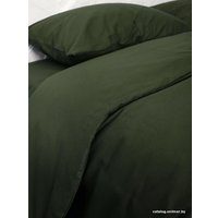 Простыня Loon Сатин 90x200 (темно-зеленый)