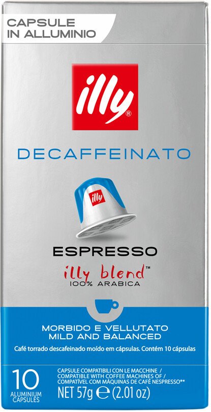 Кофе в капсулах ILLY Decaffeinato 10 шт