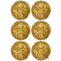 Елочная игрушка Elan Gallery Вензеля 970115 (золото)