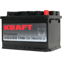 Автомобильный аккумулятор KRAFT Premium R+ (77 А·ч)