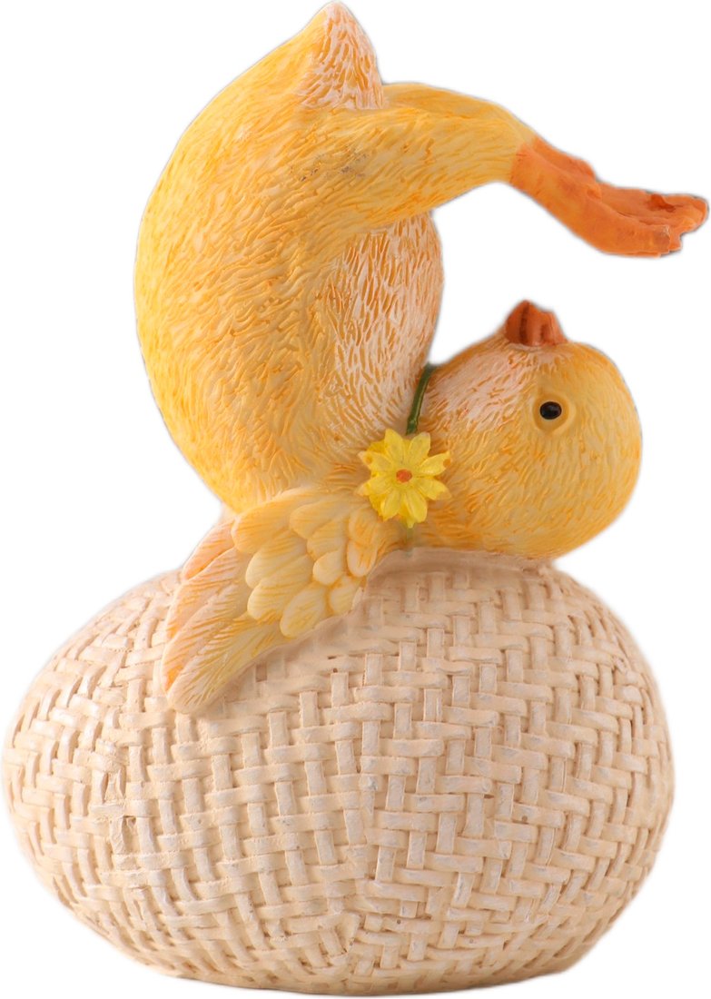 Статуэтка Sima-Land Цыпленок на яйце: йога 10583247