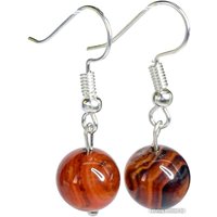 Серьги Wolves Элитный Агат 40768 №2 (медный)