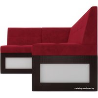 Угловой диван Мебель-АРС Нотис левый 207x82x132 (кордрой красный)