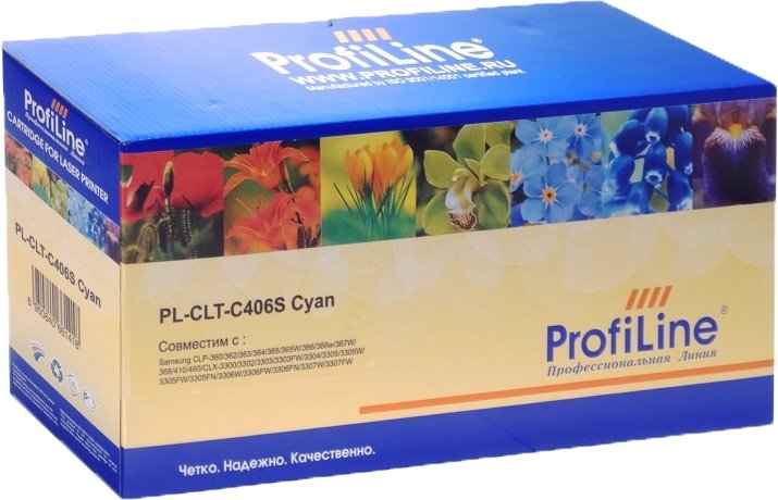 

Картридж ProfiLine PL-CLT-C406S-C (аналог Samsung CLT-C406S)