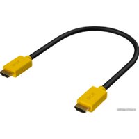 Кабель Greenconnect Russia GCR-HM441-15.0m HDMI - HDMI (15 м, желтый\черный)