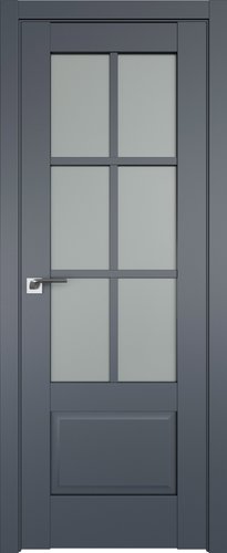 ProfilDoors 103U L 60x200 (антрацит, стекло матовое)