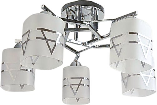 

Подвесная люстра Aitin Pro НПБ 02-5x60-101 8261/5 (хром)