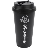 Стакан Darvish С крышкой SR-H-1664-3 (черный)