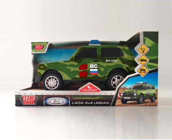 

Легковой автомобиль Технопарк Lada 4x4 Urban Камуфляж URBANBLACK-20PLMIL-GN