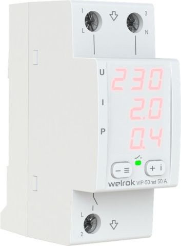 Реле напряжения Welrok VIP-50 red (красный)