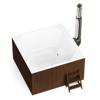 Купель PolarSpa Elite Quattro термососна 200 (темный, с аэромассажем и хромотерапией) в Бресте