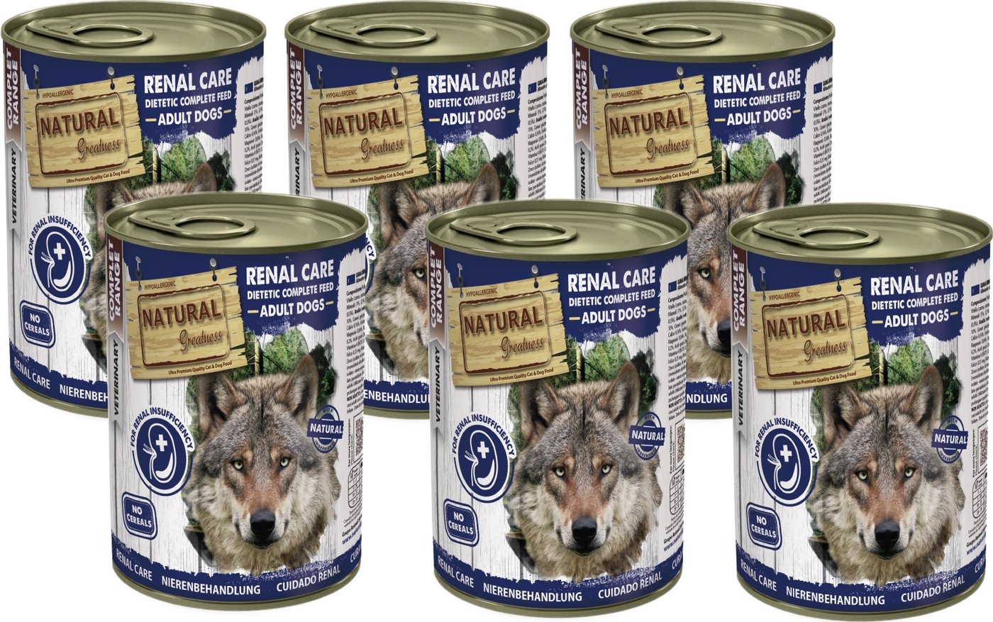 

Консервированный корм для собак Natural Greatness Reanal 400 г