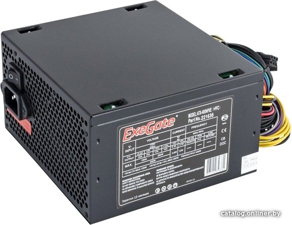 Блок питания ExeGate 400NPXE EX221636RUS-S