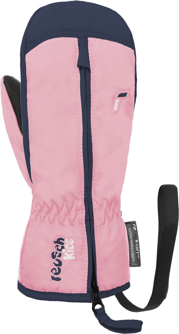 

Горнолыжные варежки Reusch Ben Mitten 6285408-3360 (р-р 2, Light Rose/Dress Blue)