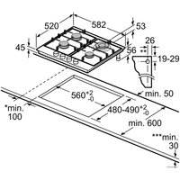 Варочная панель Bosch PGH6B5B90