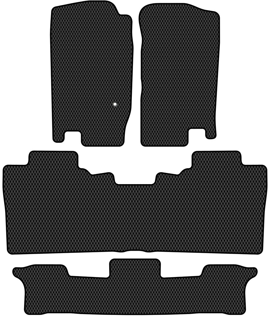 

Комплект ковриков для авто Alicosta Ford Explorer III (suv / U152) +3 ряд 2001 - 2005 (черный, ромб)