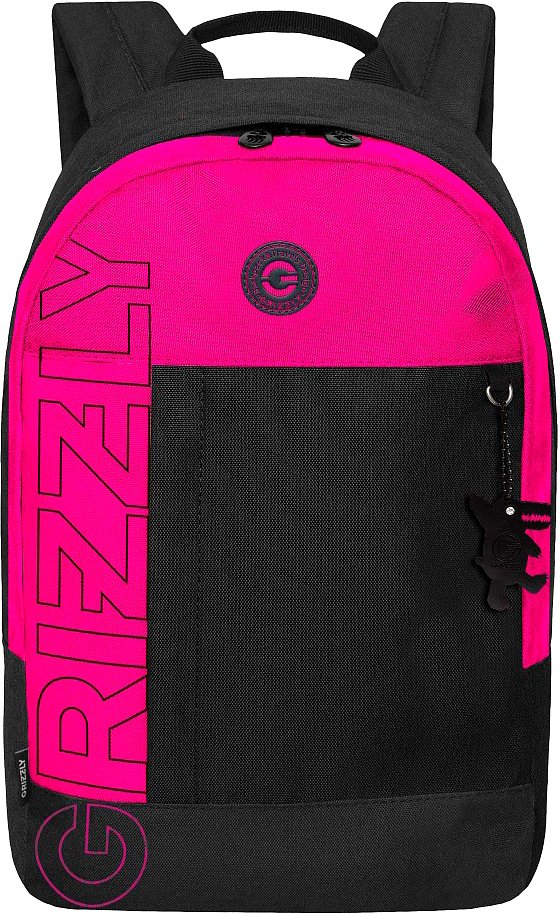 

Городской рюкзак Grizzly RXL-427-2 (черный/розовый)
