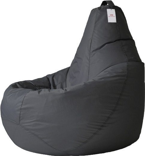 Кресло-мешок Mio Tesoro Груша XL GF-110x80-CH (черный)
