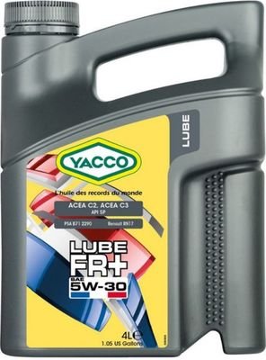 

Моторное масло Yacco Yacco Lube FR+ 5W-30 4л