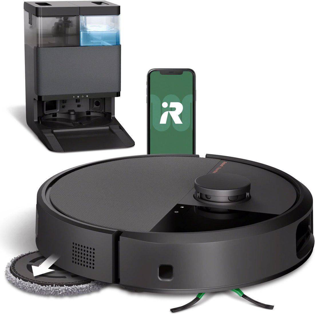 Робот-пылесос iRobot Roomba Plus 505 Combo Robot + AutoWash Dock (черный)