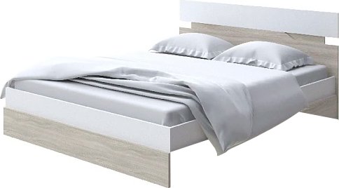 Кровать PROxSON Milton 140x200 (белый/ясень шимо светлый)