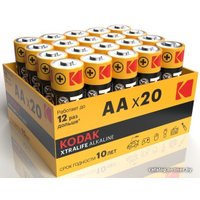Батарейка Kodak LR06-20 bulk Xtralife Alkaline AA 20 шт
