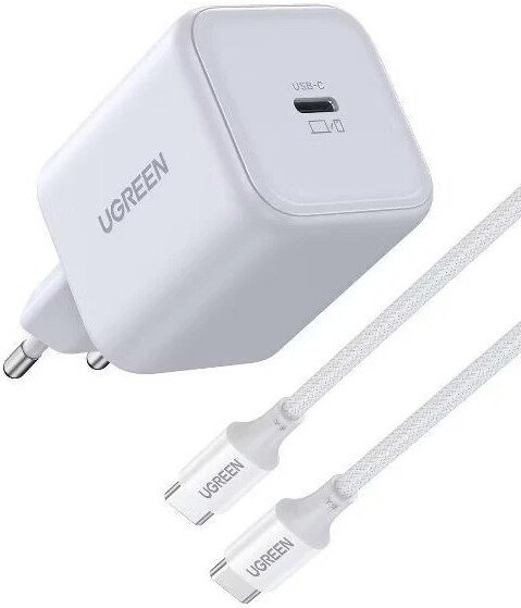 Сетевое зарядное Ugreen X524 65055 (белый)