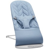 Шезлонг BabyBjorn Bliss Cotton Petal Quilt (голубой)