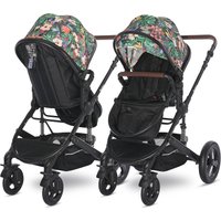 Универсальная коляска Lorelli Boston 2023 (2 в 1, tropical flowers)