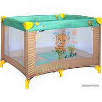 Игровой манеж Lorelli Play 2019 Beige&Green Honey Bear