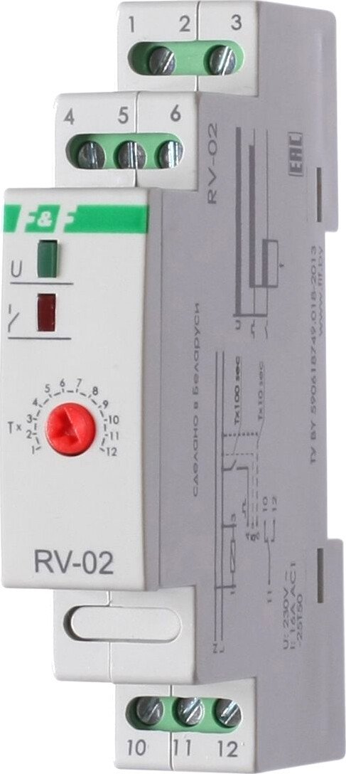 

Реле времени Евроавтоматика F&F RV-02 EA02.001.008