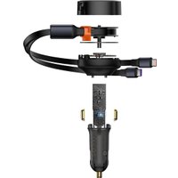 Автомобильное зарядное Baseus Enjoyment Pro 2-in-1 Car Charger C+L 60W C00057802111-02