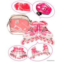 Роликовые коньки Favorit 106SET-L-PN (р. 38-41)