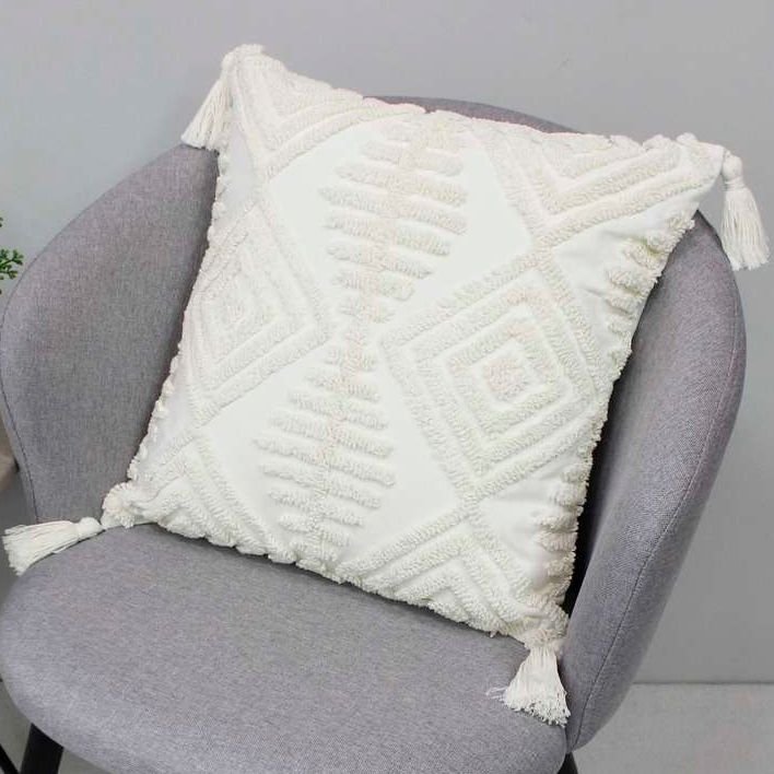 

Чехол на подушку Matex Tufted ALEX-004 (слоновая кость)