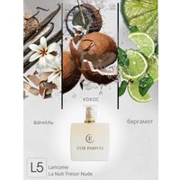 Туалетная вода ETIB Parfum аналоговый парфюм La Nuit Tresor Nude Lancome L5 EdP (15 мл)