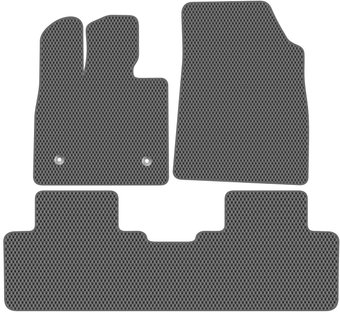 Комплект ковриков для авто Alicosta BYD Song Plus I (suv) 2023 - Н.В. (серый, ромб)