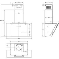 Кухонная вытяжка Candy CVXW64MB