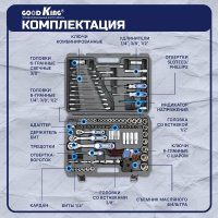 Универсальный набор инструментов GOODKING B-10121 (121 предмет)