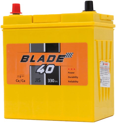 

Автомобильный аккумулятор Blade 40 JL + (40 А·ч)