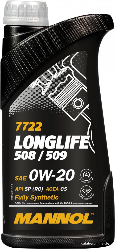Моторное масло Mannol Longlife 508/509 0W-20 SP RC 1л