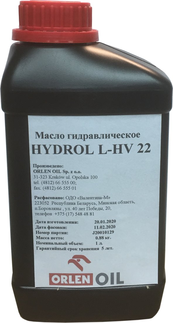 

Orlen Oil HYDROL L-HV 22 1л