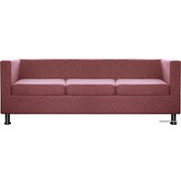 Софа Brioli Билли трехместный (рогожка, J10 сиреневый)