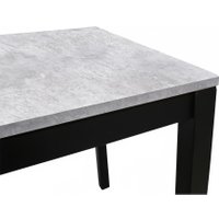 Кухонный стол Древпром М169 Симпл 2 ДП1-03-16 110x68 (бетон метрополитан/черный)