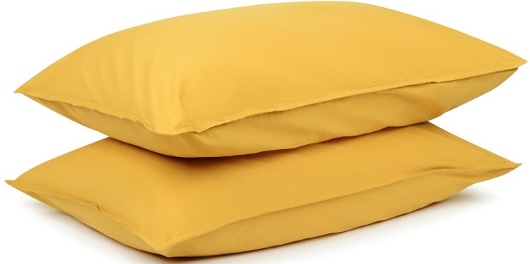 

Постельное белье Tkano Essential TK20-PCI0009 (2 шт, горчичный)