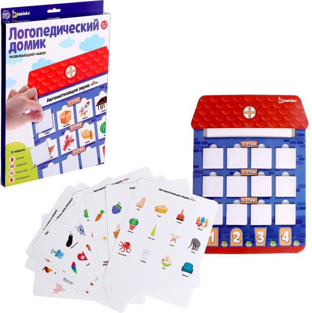 

Развивающая игра Zabiaka Логопедический домик 5545311
