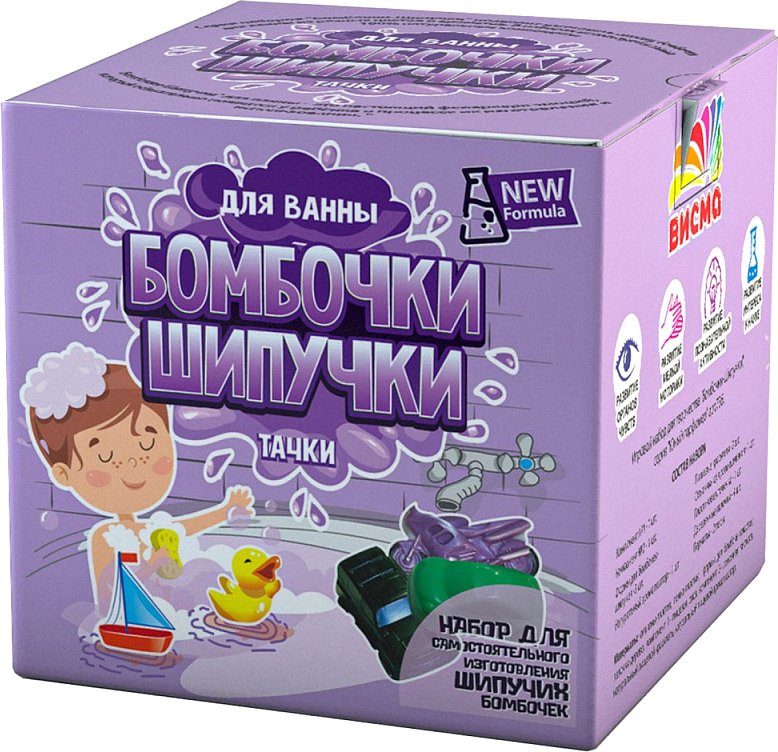 

Набор для опытов Инновации для детей Бомбочки-шипучки, тачки 736