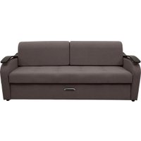 Диван Сириус Лидер-2 НПБ 215x110 (Eva 06 велюр темно-серый)