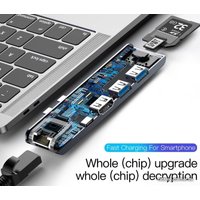 Док-станция Baseus Thunderbolt C+Pro 7-in-1 CAHUB-L0G